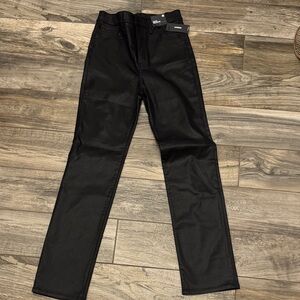 Express women's Slim Fit Jet Black Jeans